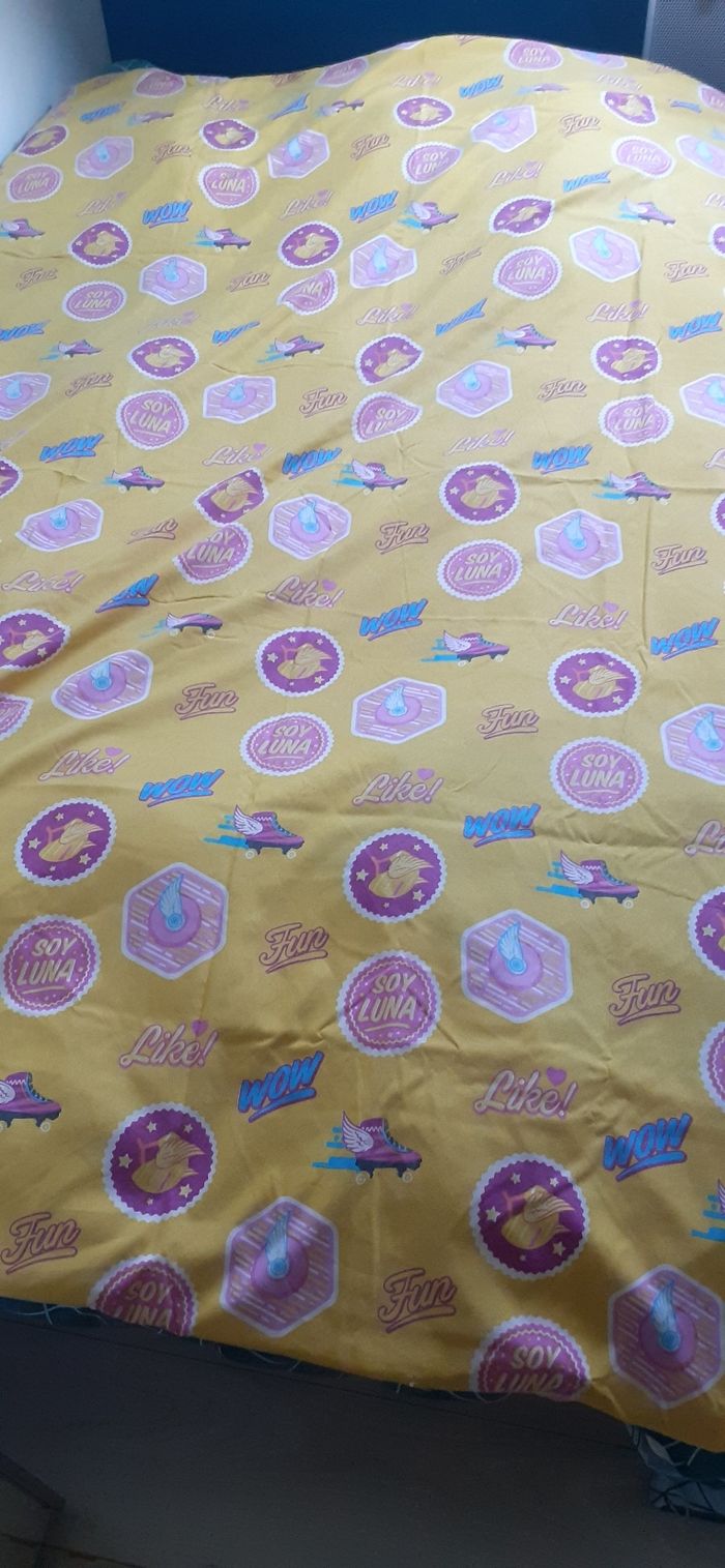 Parure de lit luna (housse de couette et taie) - photo numéro 5