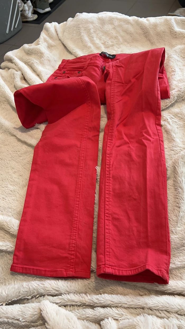 Jean rouge T28 - photo numéro 3
