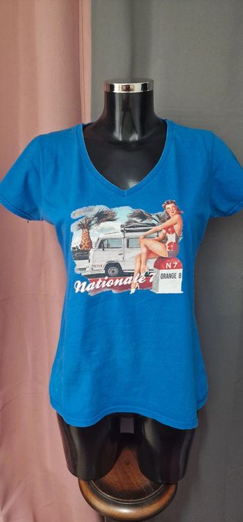 Tee shirt col en V