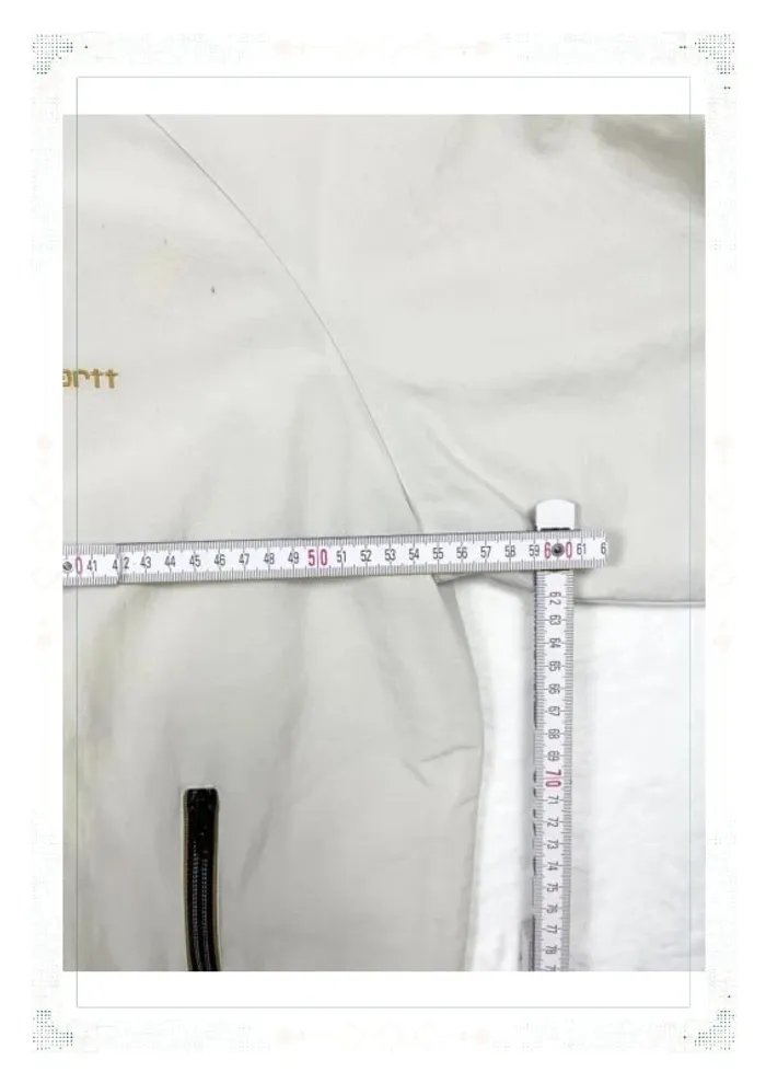 Carhartt veste coupe-vent blanche homme taille M avec détails de style - photo numéro 8