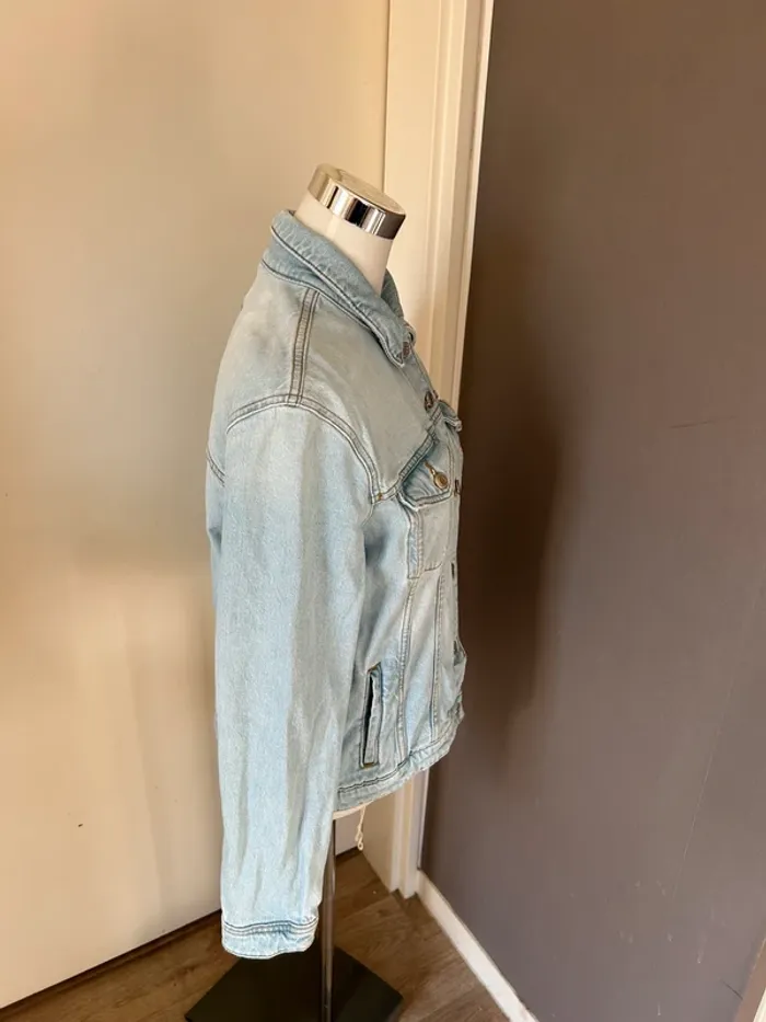 C&A clockHouse, veste en jean bleu, bleu clair femme, taille 42 - photo numéro 4