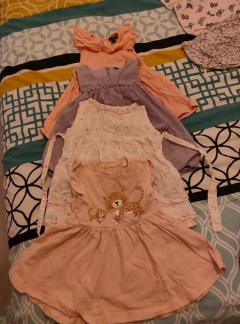 Lot de robe fille été 6 mois
