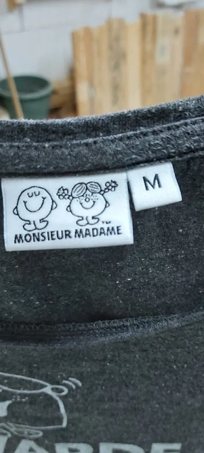 T-shirt Monsieur Madame - photo numéro 2