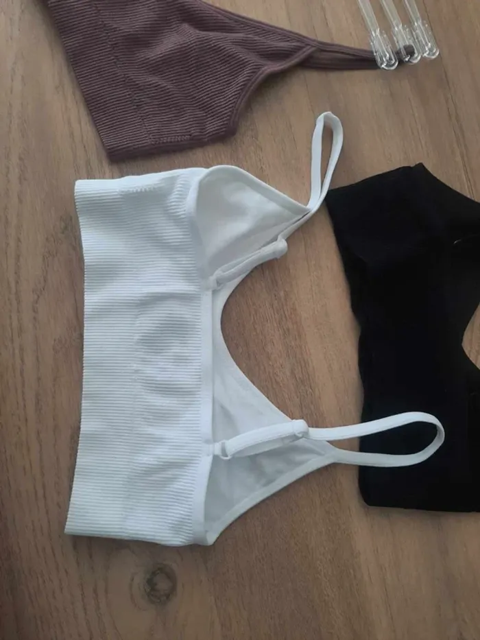 Lot de 3 brassière caraco xxs femme lingerie - photo numéro 4