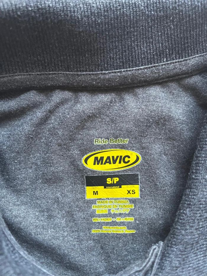 Polo technique homme Mavic / M /Gris / Excellent état - photo numéro 5