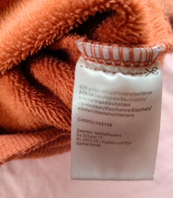 Pull chaud garçon Zeeman brun animaux 62 cm - photo numéro 5