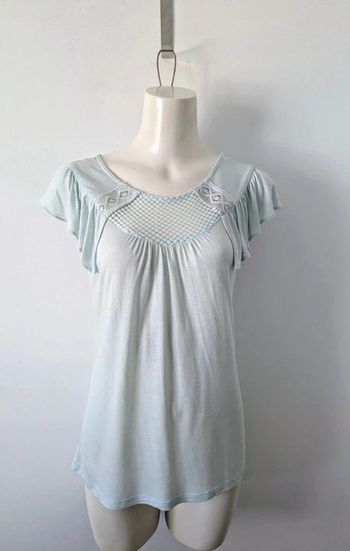 T-shirt broderie - Naf Naf - taille S