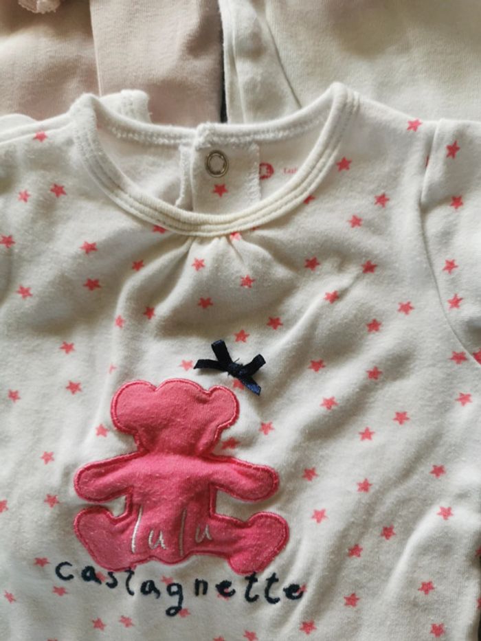 Lot de 4 pyjamas fille  mi saison.- 3 mois - photo numéro 2