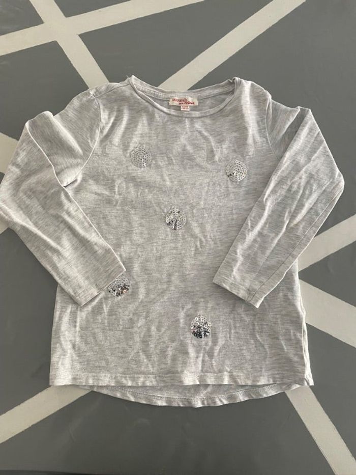 T-shirt manches longues fille 6 ans DPAM