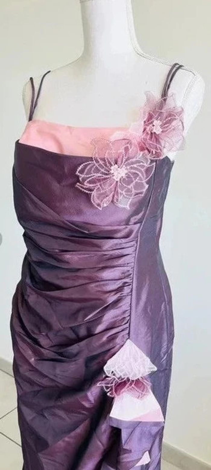 Robe de cérémonie + veste dans les tons de parme/violet - photo numéro 7