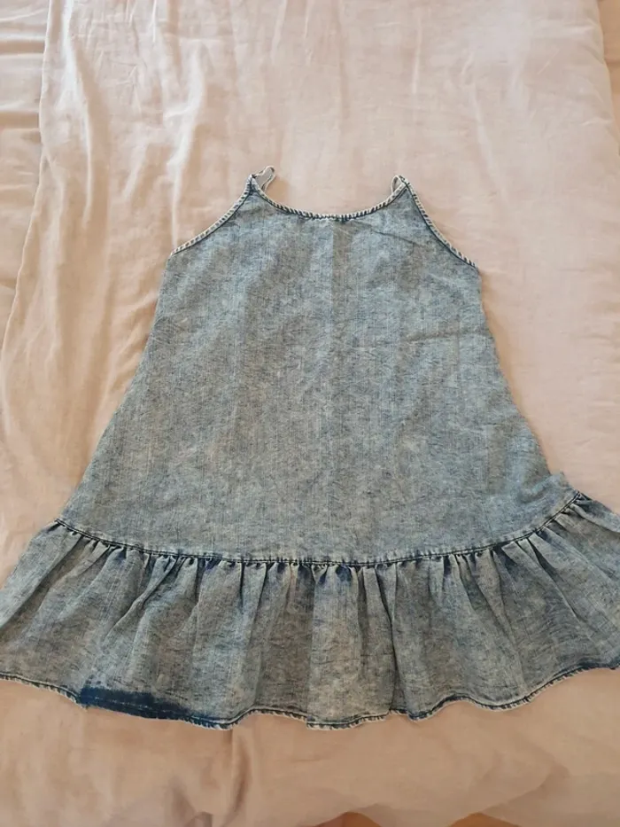 Robe en jean à volant shein - photo numéro 2
