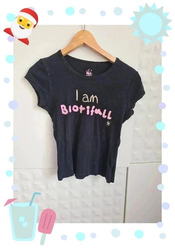 Tee shirt taille M noir pimkie WWF .