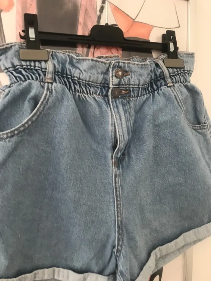 Short jean élastique taille Kiabi éco conception 38 - photo numéro 3
