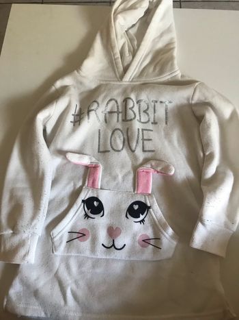 Robe pull à capuche
