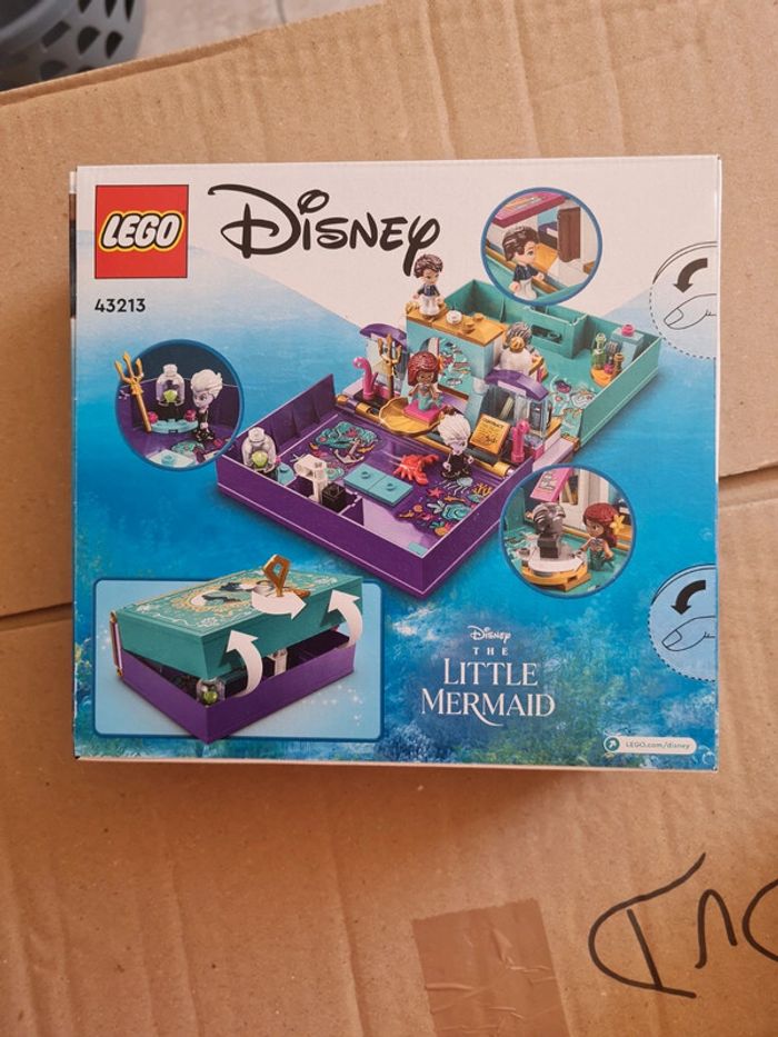 Lego disney 43213 - la petite sirène - le livre dhistoire - neuf - photo numéro 2