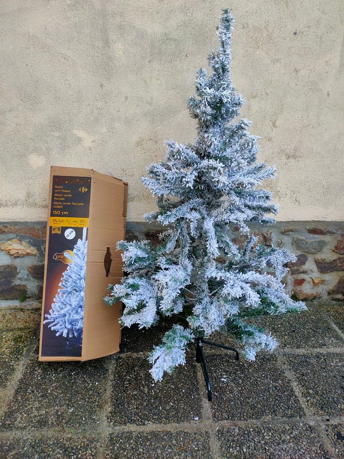 Sapin de Noël floquer