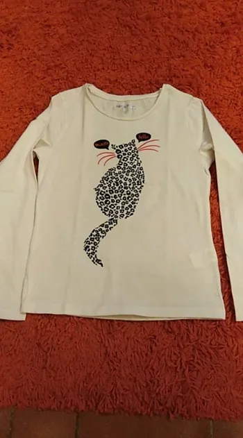 Tee shirt ML crème Orchestra 8 ans