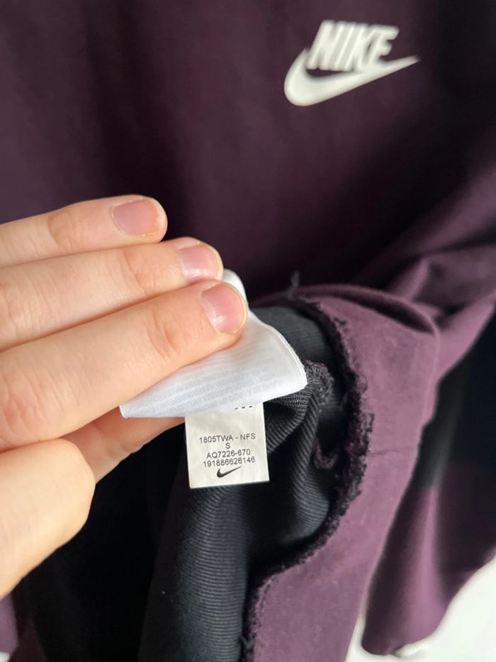 Sweat Nike bordeaux taille S homme - photo numéro 6