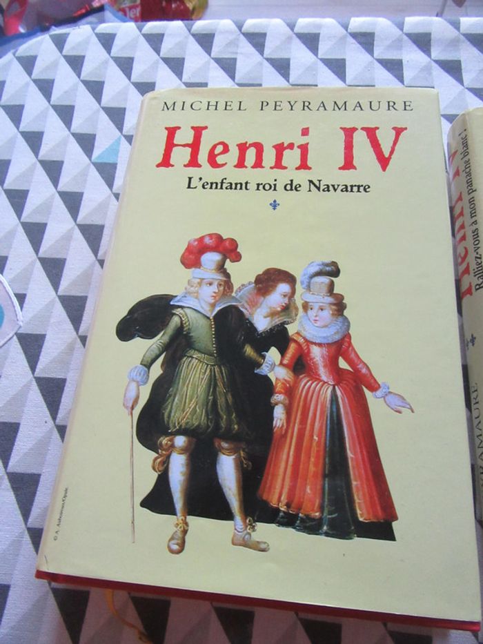 Lot de 3 livres Henri IV Michel Peyramaure - photo numéro 2