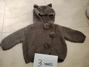 Gilet bébé fait main