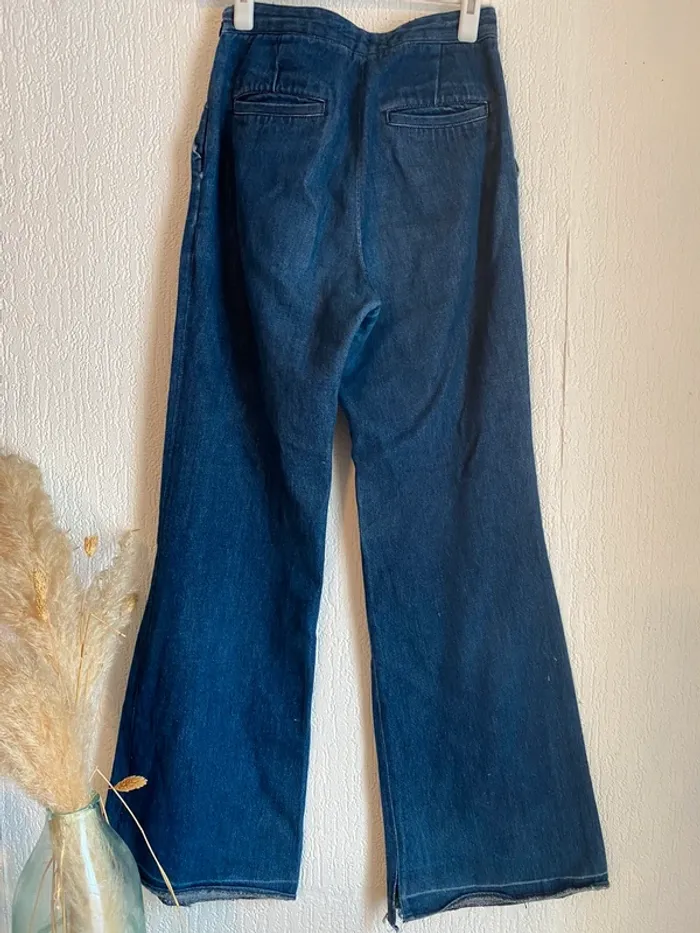Jean Sandro bleu taille xs 34 - photo numéro 5