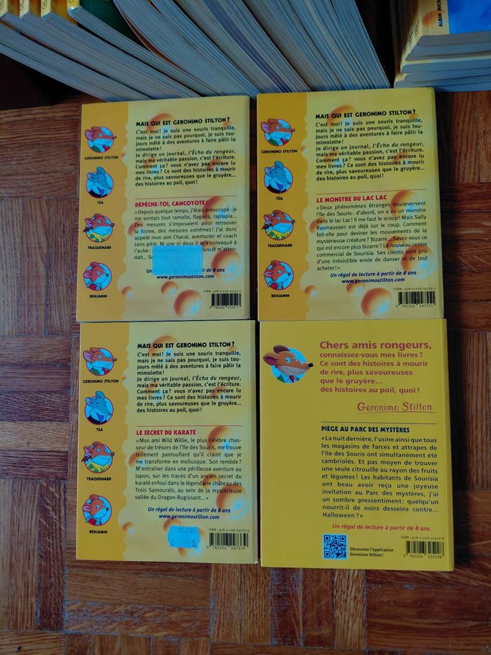 Lot de 4 livres geronimo stilton 63 65 66 68 - photo numéro 2