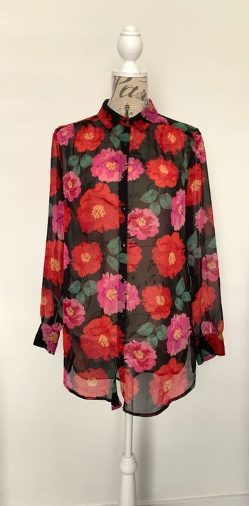 Chemise fleurie T36 Kiabi