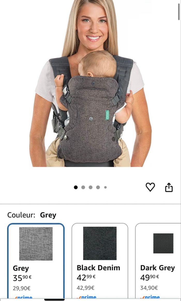 Porte bébé infantino