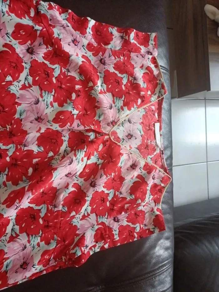 Robe M flamant rose fleurs - photo numéro 2