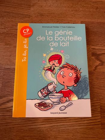 Livre Tu lis, je lis CP Niveau 1 Le génie de la Bouteille de lait