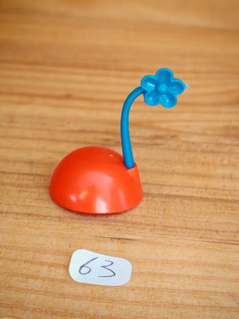 Playmobil cirque 3477 clown chapeau rouge fleur bleue