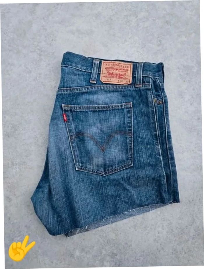 Short Levi's 514 W38 FR48 Bleu Homme Men #SHO012B
