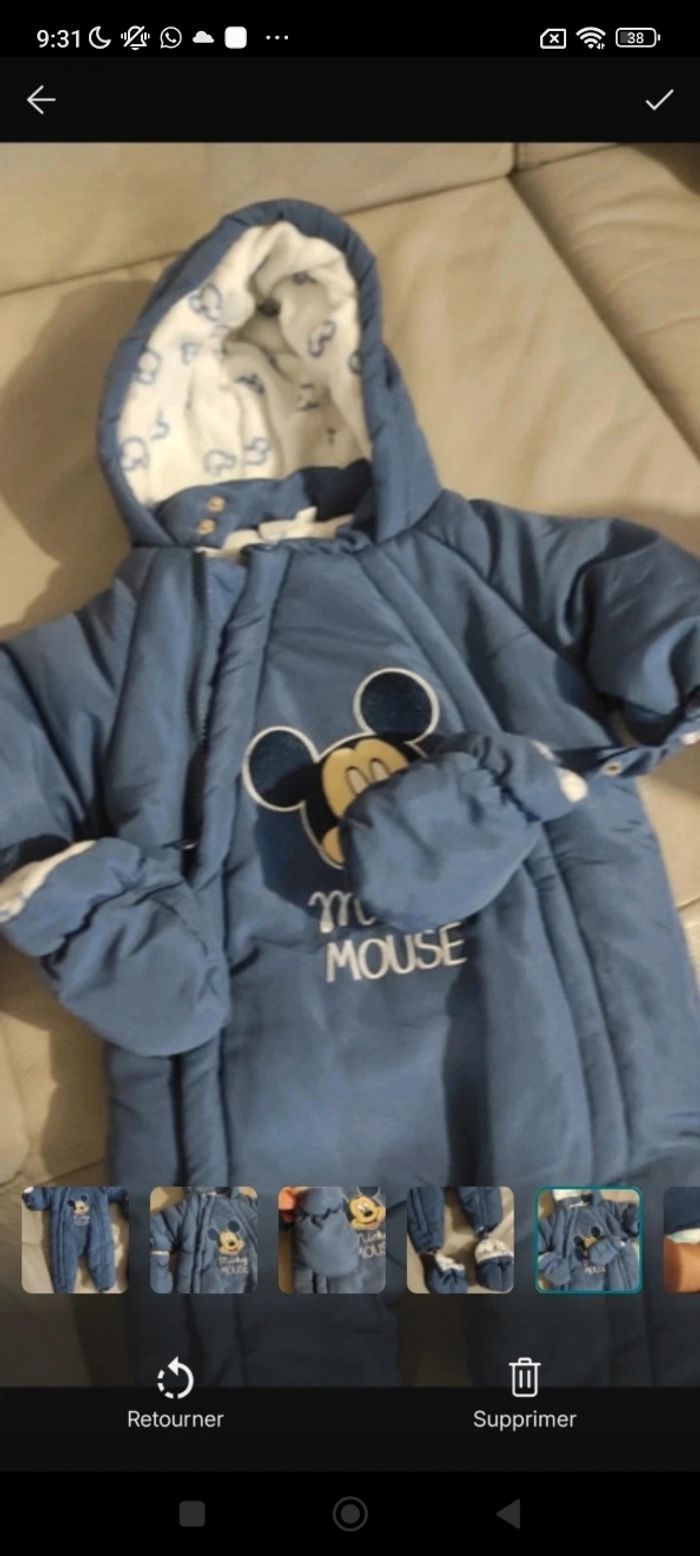 Combinaison hiver bébé garçon neuve - photo numéro 5