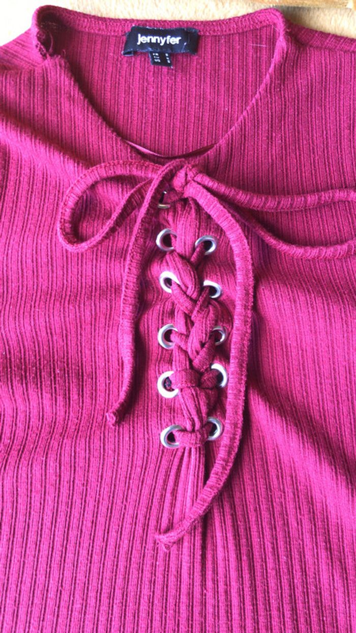 Jennyfer haut taille s avec liens - photo numéro 3