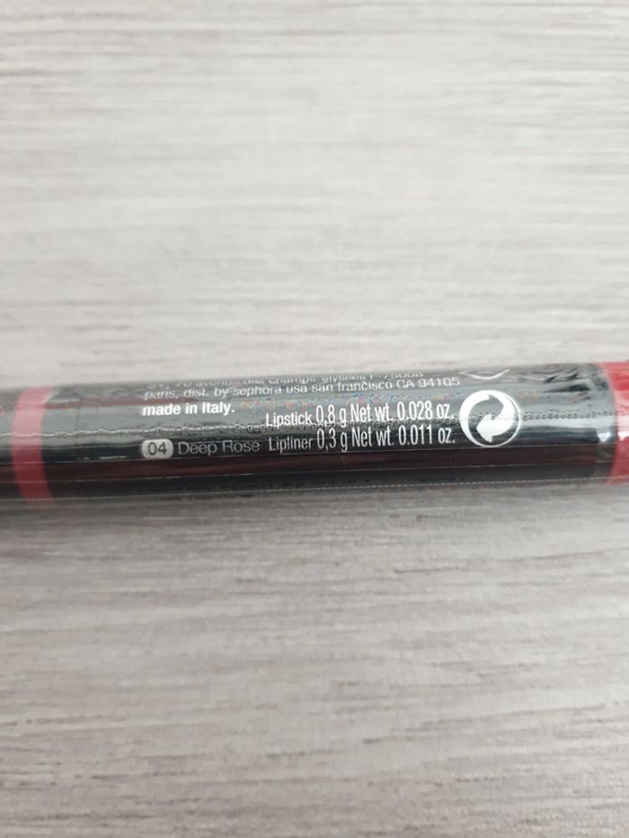 Duo crayon et rouge à lèvres n°4 Deep Rose - photo numéro 3