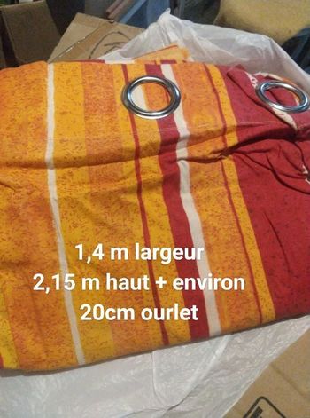 Rideaux orangé
