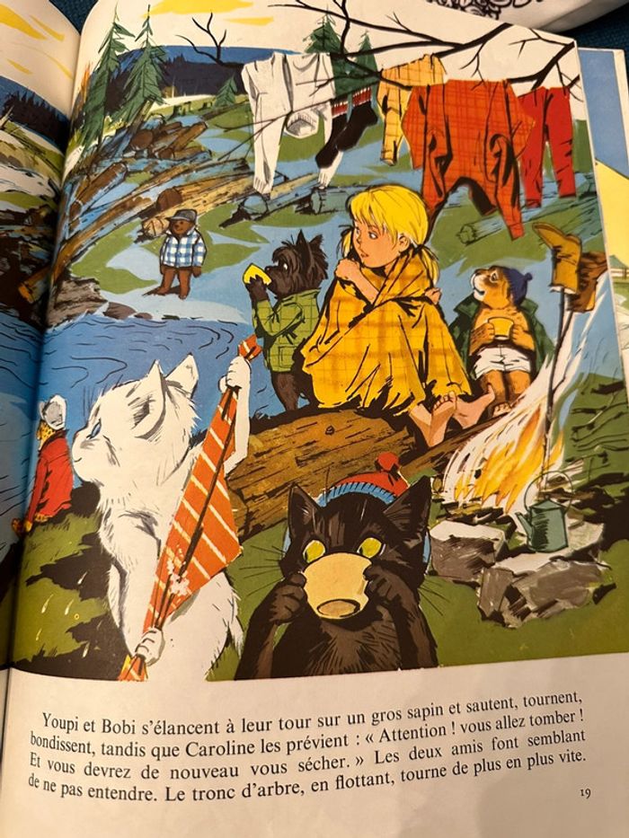 1968 Livre ancien Grands albums Hachette Caroline au Canada vintage ancien - photo numéro 6