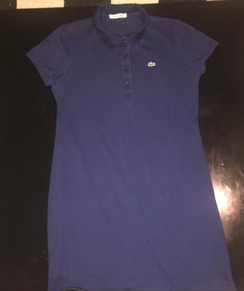 Robe Lacoste bleu marine xl