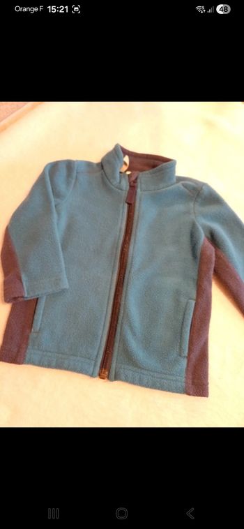 Polaire bébé taille 12 mois