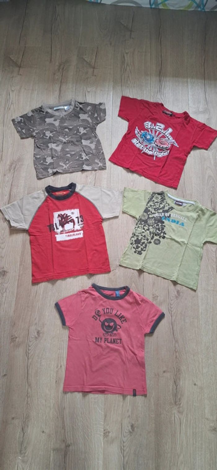 Lot 5 t-shirts 4ans multimarques
