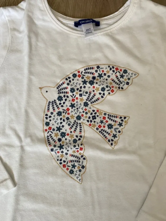 Tee shirt manches longues OKAIDI - photo numéro 2