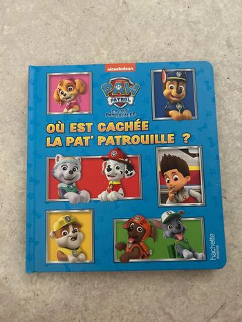 Livre avec rabat Pat Patrouille