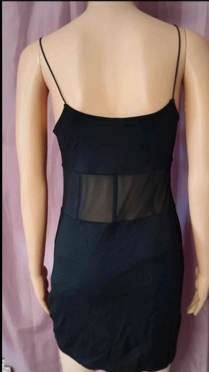 Robe noire h&m avec transparence taille s - photo numéro 11