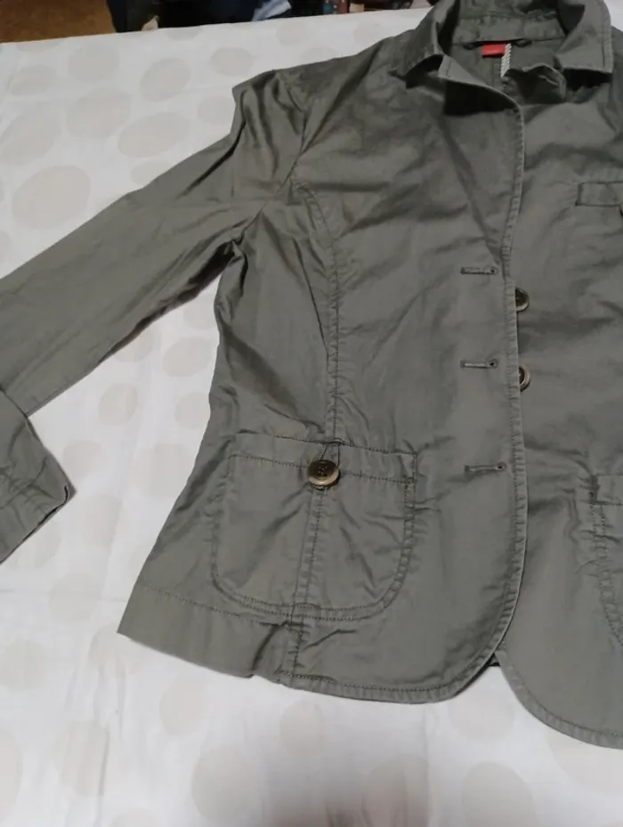 Veste blazer femme Esprit taille 40 cintrée a la taille - photo numéro 3