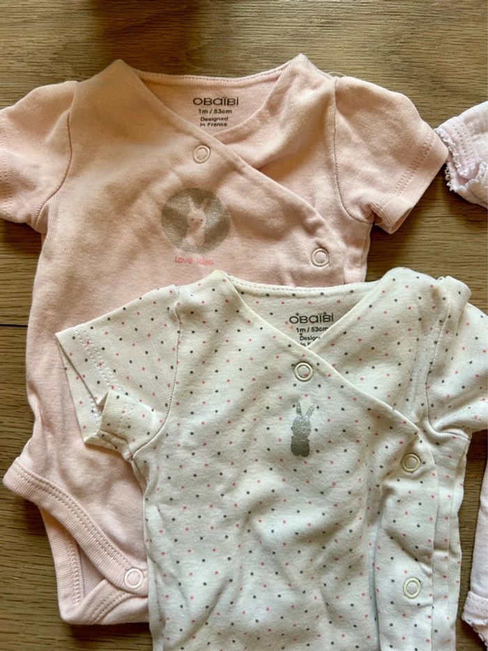 Lot de 5 body courtes manches - photo numéro 2