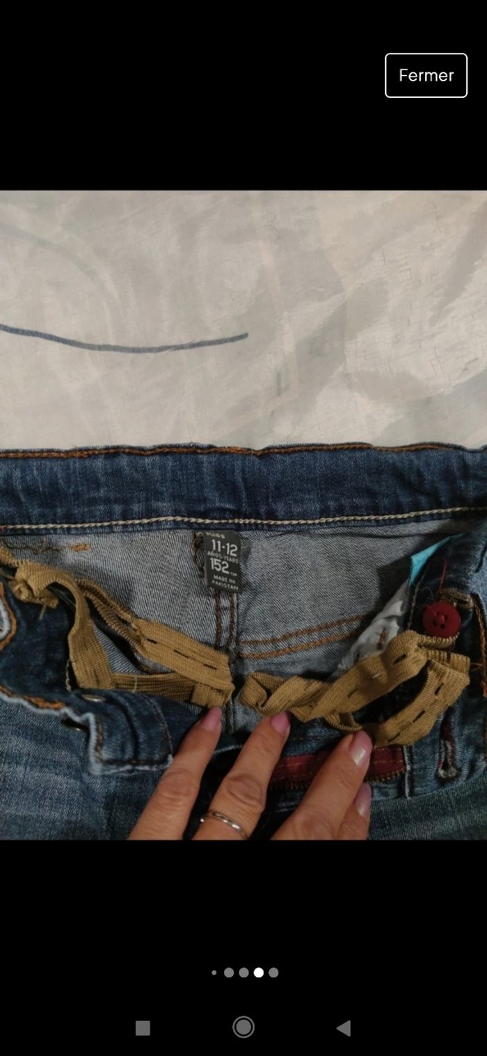 Jeans garçon taille 11/12 ans - photo numéro 5