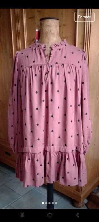 Robe tunique terracota