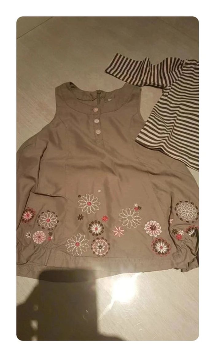 Robe + tee shirt manches longues - photo numéro 2