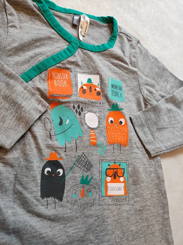 Lot pyjama body 9 mois - photo numéro 9