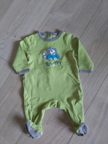 Grenouillère/pyjama coton garçon Vertbaudet 6 mois (78)